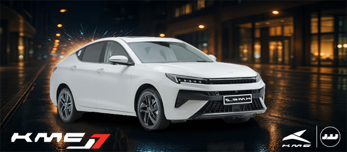 چهرهای جذاب و اسپرت | طراحی بیرونی کی ام سی J7